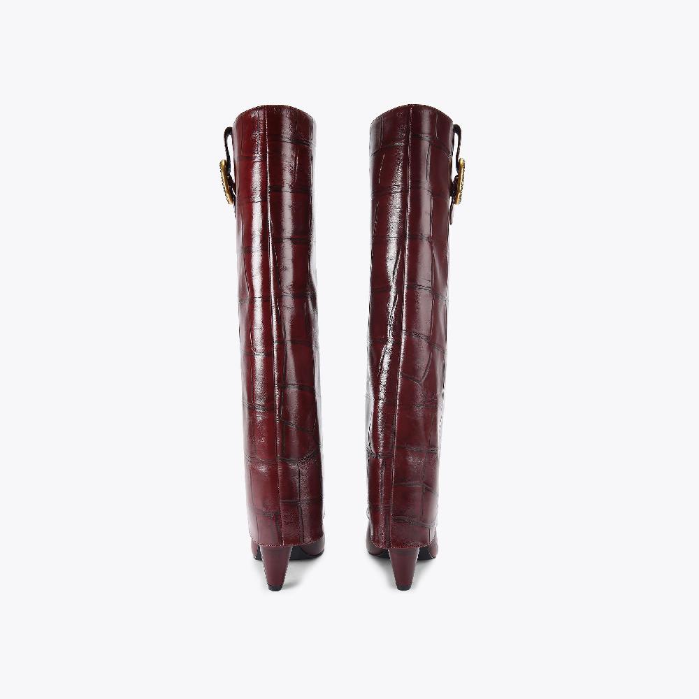 Kurt Geiger Fold Over Tall Boot