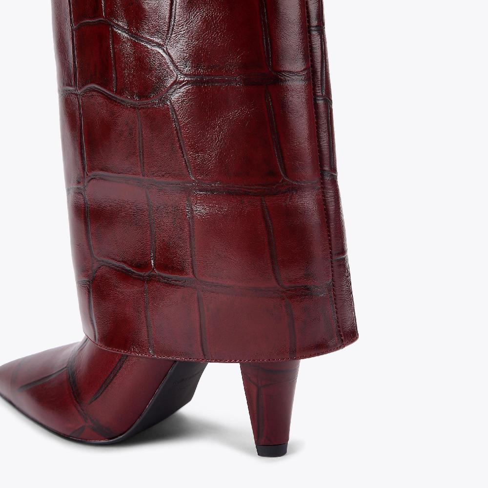 Kurt Geiger Fold Over Tall Boot