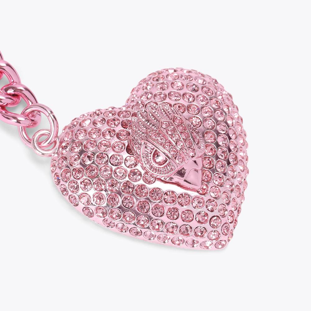 Kurt Geiger Heart Crystal Keyring