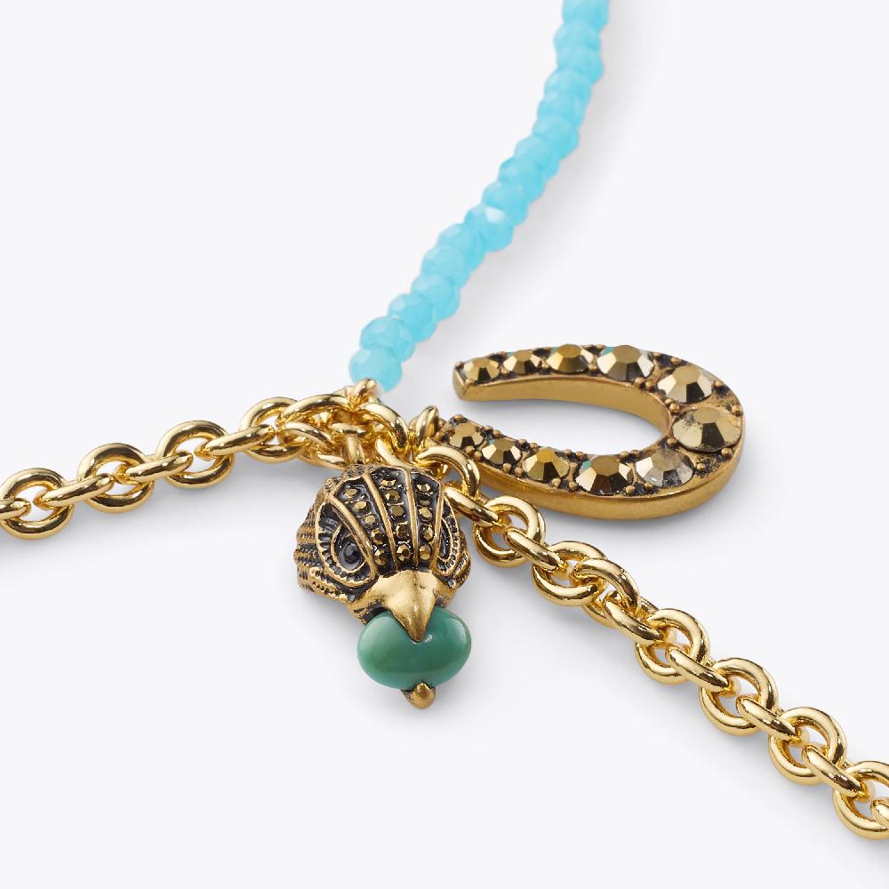 Kurt Geiger Long Pendant Charm Necklace