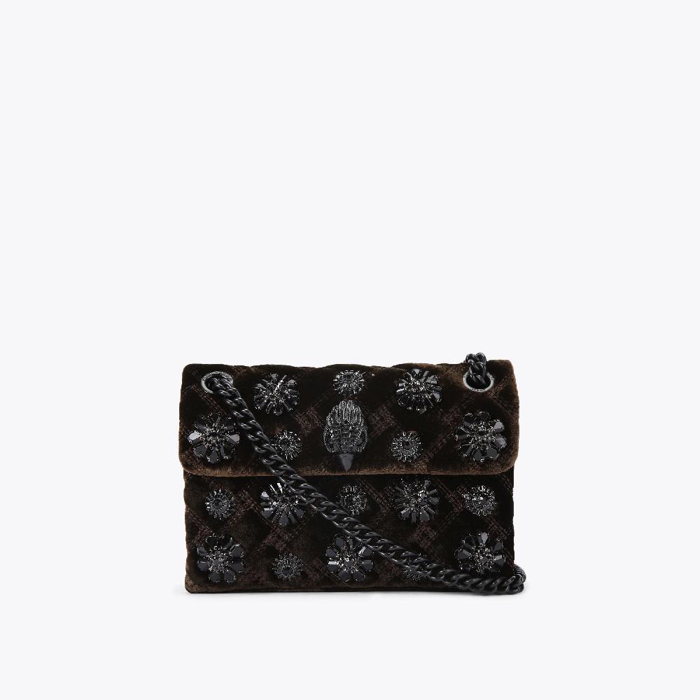 kurt geiger mini velvet kensington bag