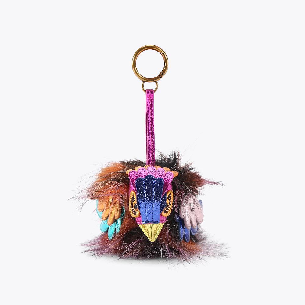 kurt geiger pom pom bird charm