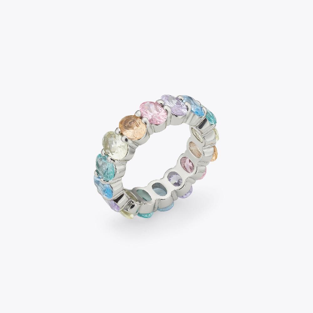 kurt geiger rainbow crystal ring