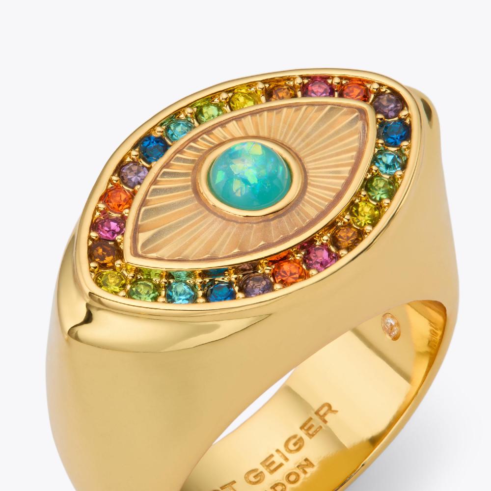 Kurt Geiger Rainbow Eye Ring