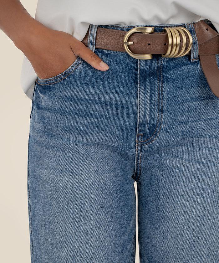 Kut From The Kloth Ashley High Rise Slouchy Barrel Straight Leg