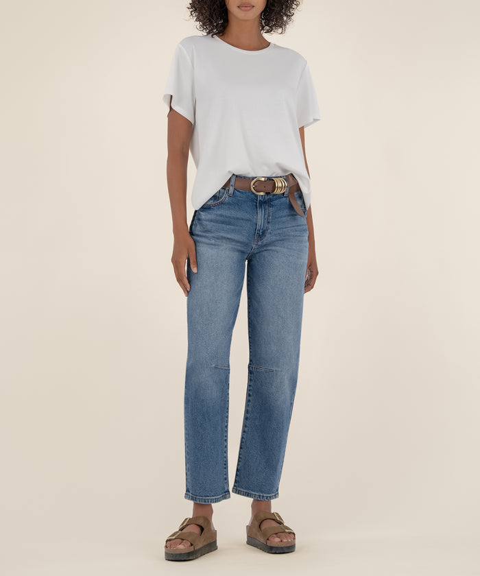 kut from the kloth Ashley High Rise Slouchy Barrel Straight Leg