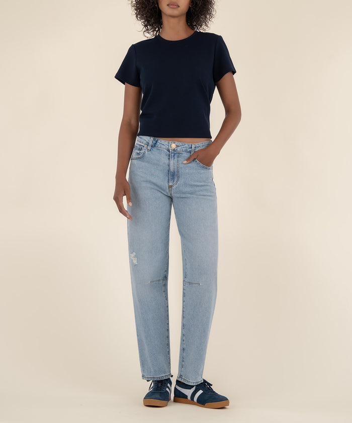 kut from the kloth Ashley High Rise Straight Leg Exclusive