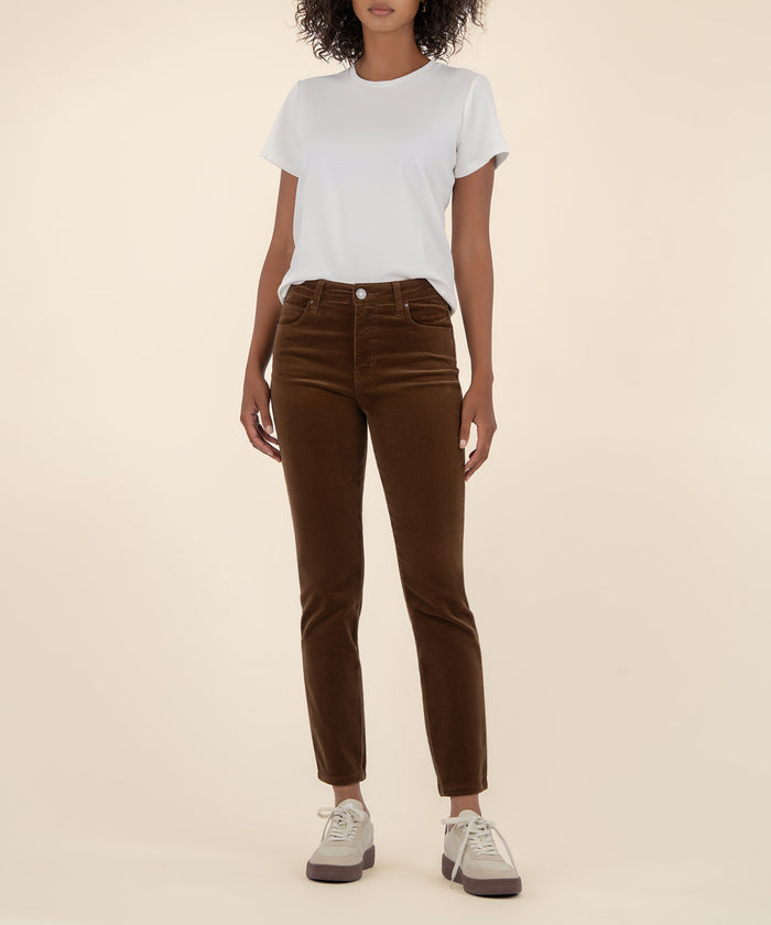 kut from the kloth Charlize Corduroy High Rise Cigarette Leg