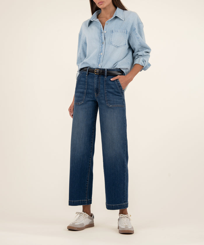 kut from the kloth Charlotte High Rise Wide Leg Pant