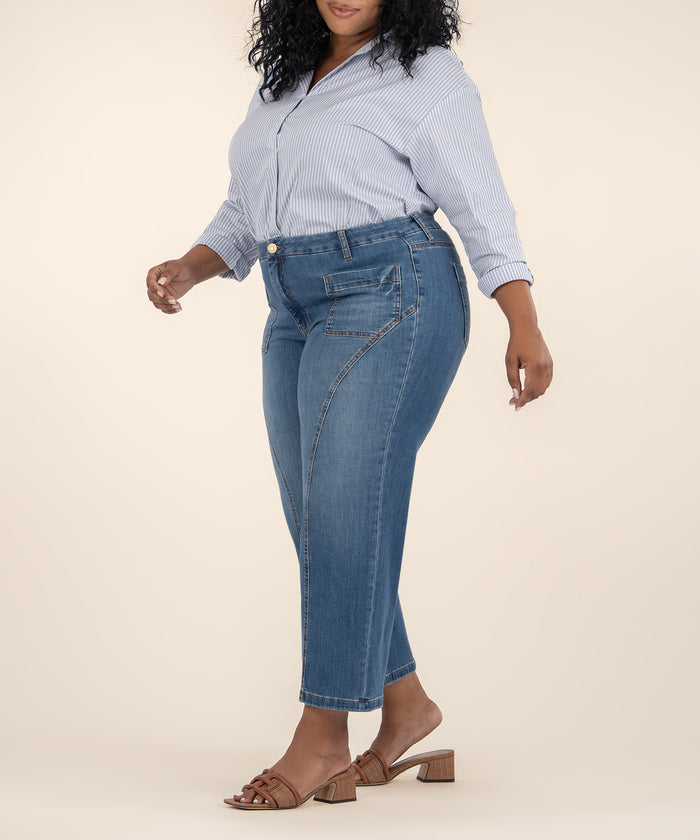 Kut From The Kloth Charlotte High Rise Wide Leg Plus