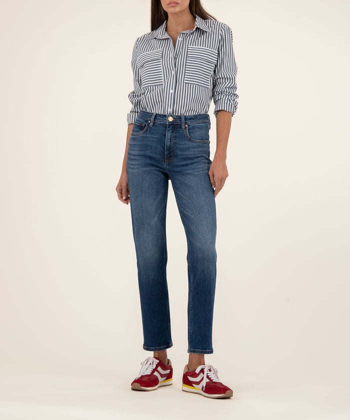 Kut From The Kloth Elizabeth High Rise Straight Leg Pant