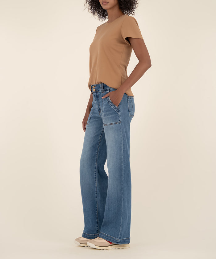 Kut From The Kloth Jodi High Rise Wide Straight Leg