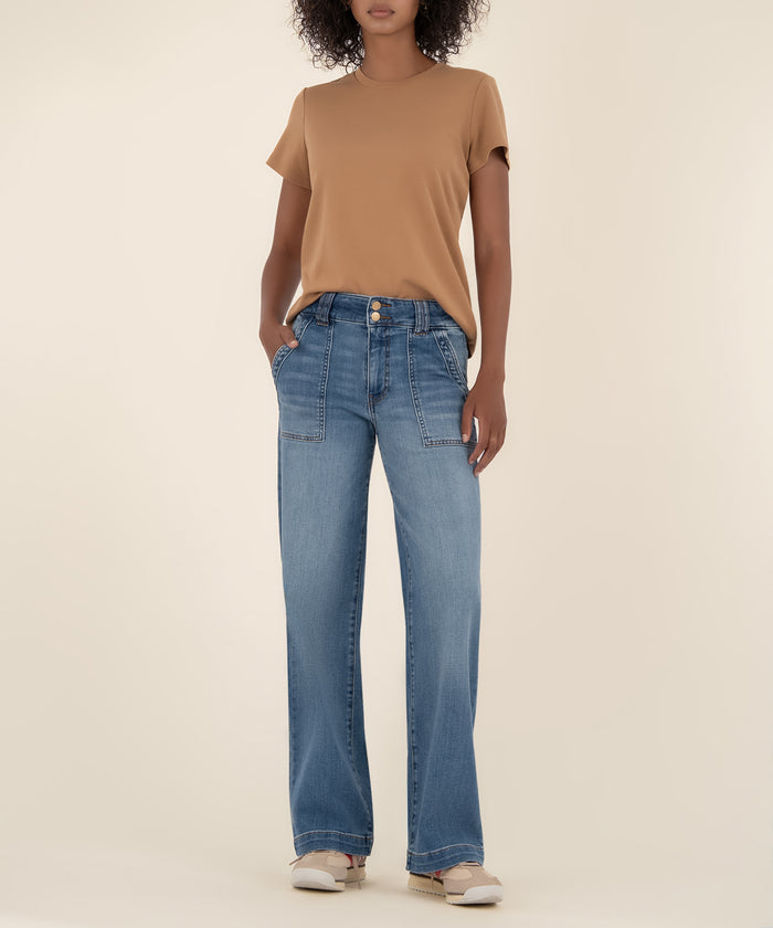 kut from the kloth Jodi High Rise Wide Straight Leg