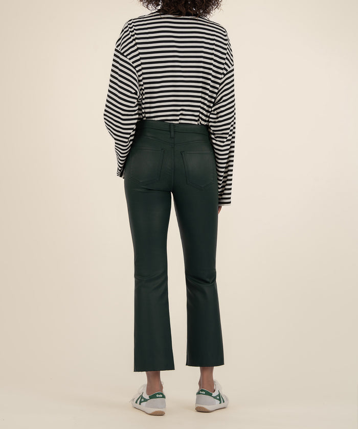 Kut From The Kloth Kelsey Coated High Rise Ankle Flare