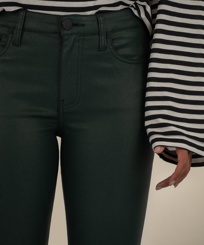 Kut From The Kloth Kelsey Coated High Rise Ankle Flare