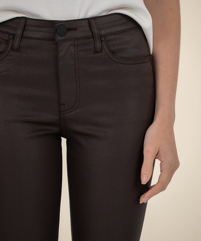 Kut From The Kloth Kelsey Coated High Rise Ankle Flare