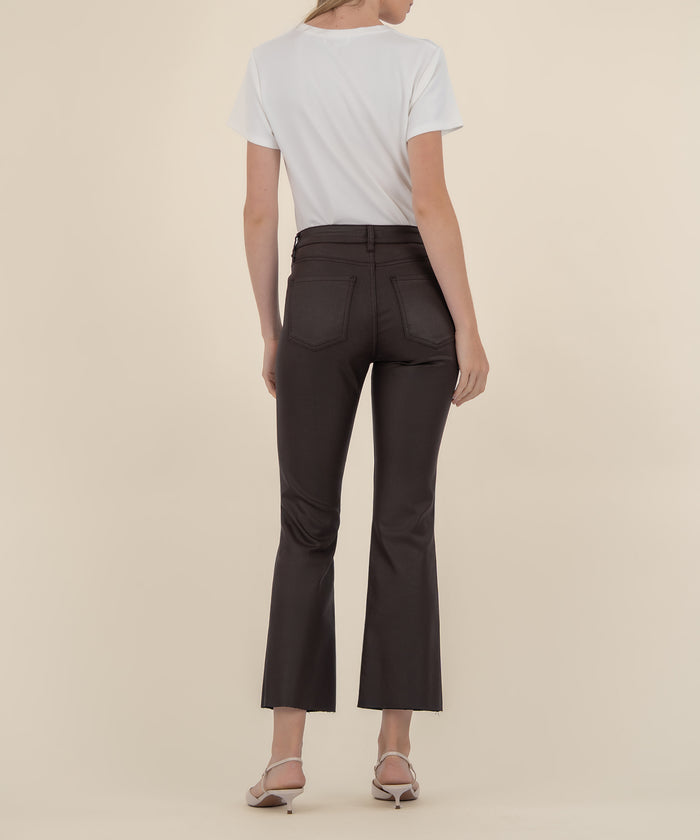 Kut From The Kloth Kelsey Coated High Rise Ankle Flare