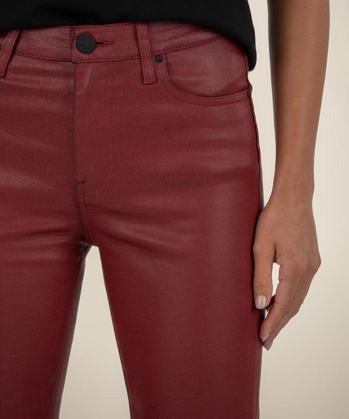 Kut From The Kloth Kelsey Coated High Rise Ankle Flare