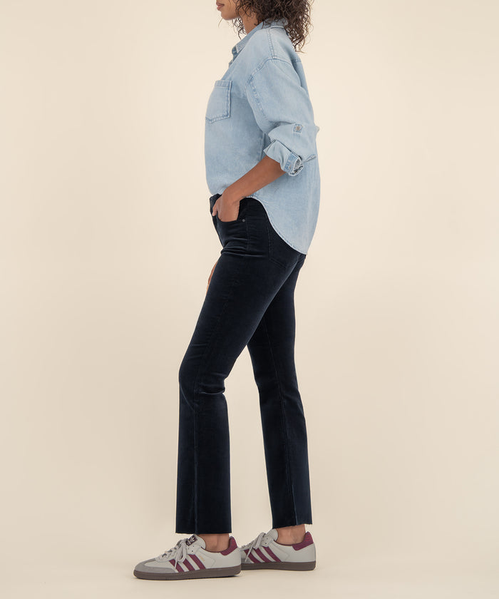 Kut From The Kloth Kelsey Corduroy High Rise Ankle Flare