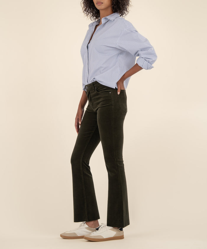 Kut From The Kloth Kelsey Corduroy High Rise Ankle Flare