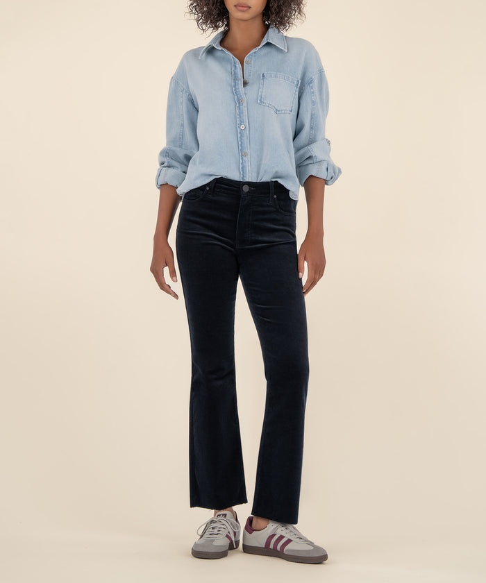 kut from the kloth Kelsey Corduroy High Rise Ankle Flare