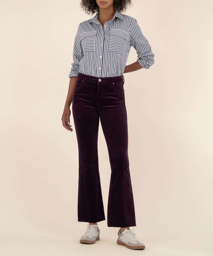 Kut From The Kloth Kelsey Corduroy High Rise Ankle Flare