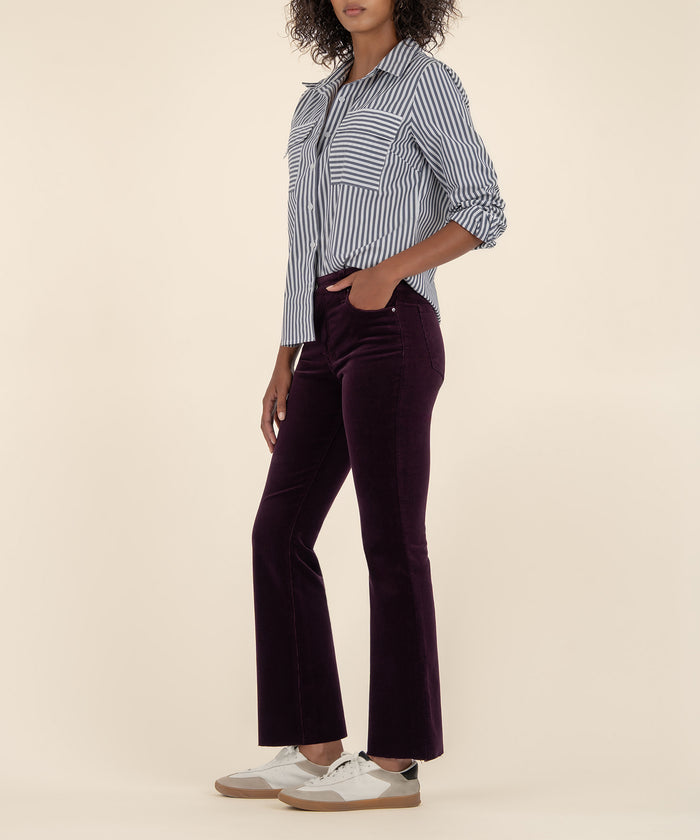 Kut From The Kloth Kelsey Corduroy High Rise Ankle Flare