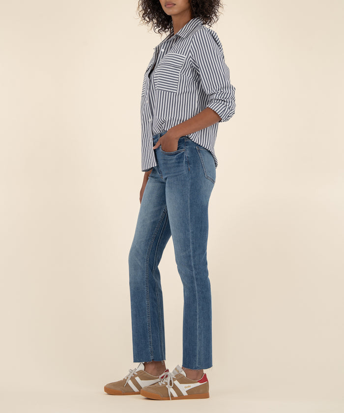 Kut From The Kloth Kelsey High Rise Ankle Flare Pant