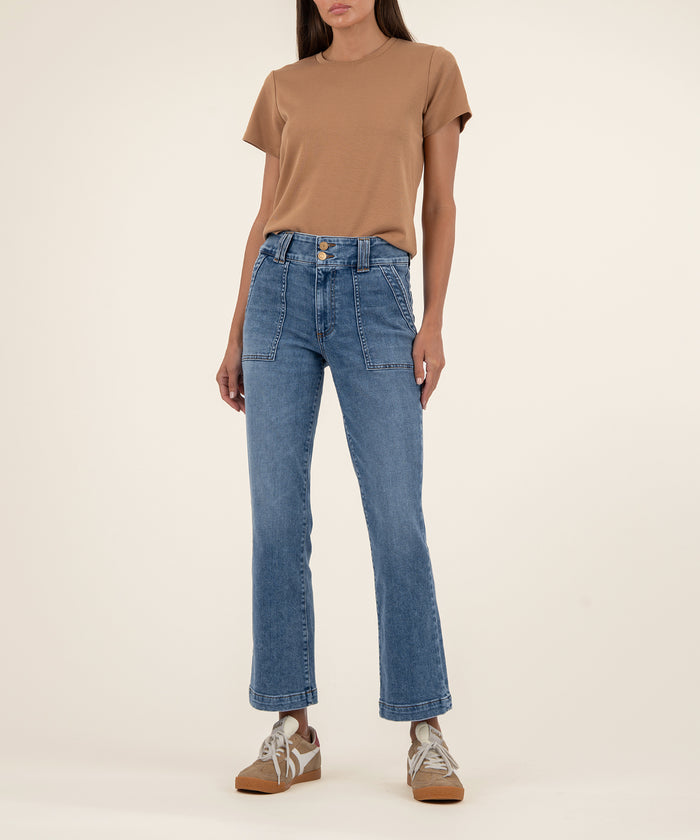 kut from the kloth Kelsey High Rise Ankle Flare Pant Exclusive