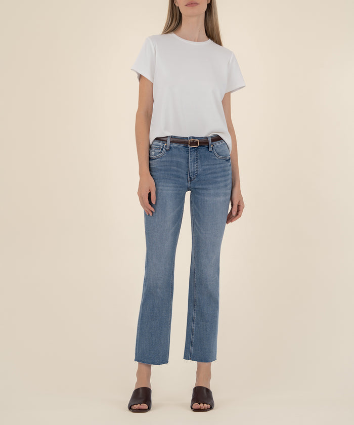 kut from the kloth Kelsey High Rise Ankle Flare Petite