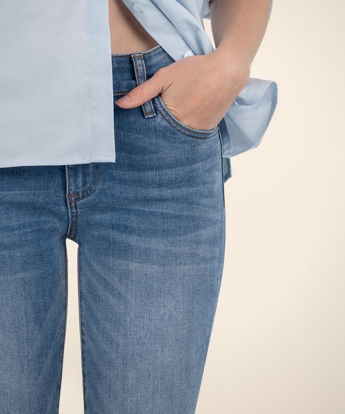 Kut From The Kloth Amy High Rise Crop Straight Leg