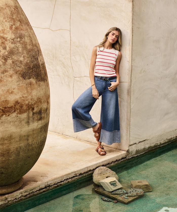 Kut From The Kloth Blake High Rise Crop Wide Leg