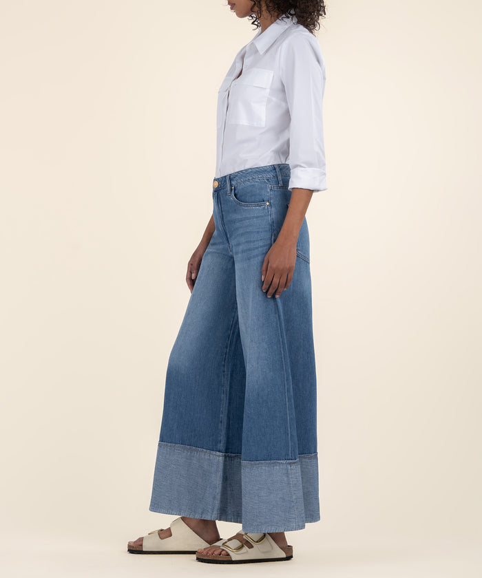 Kut From The Kloth Blake High Rise Crop Wide Leg
