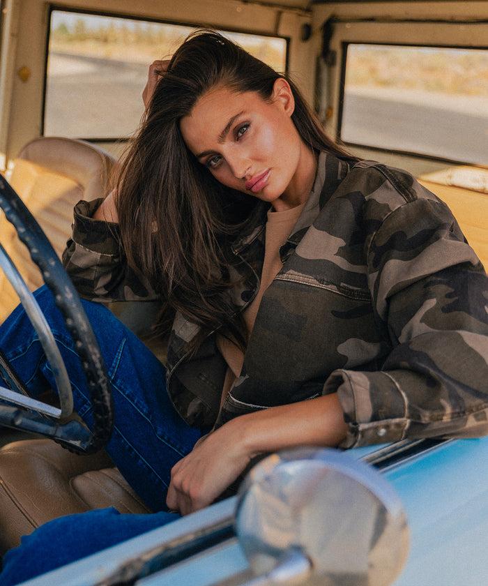 Kut From The Kloth Ellie Camo Jacket Exclusive