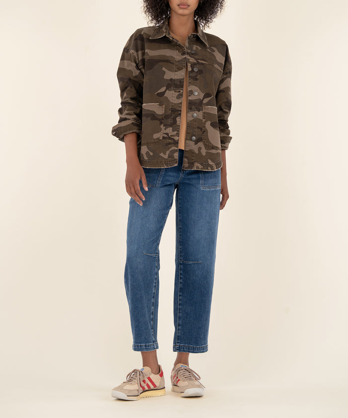 kut from the kloth Ellie Camo Jacket Exclusive