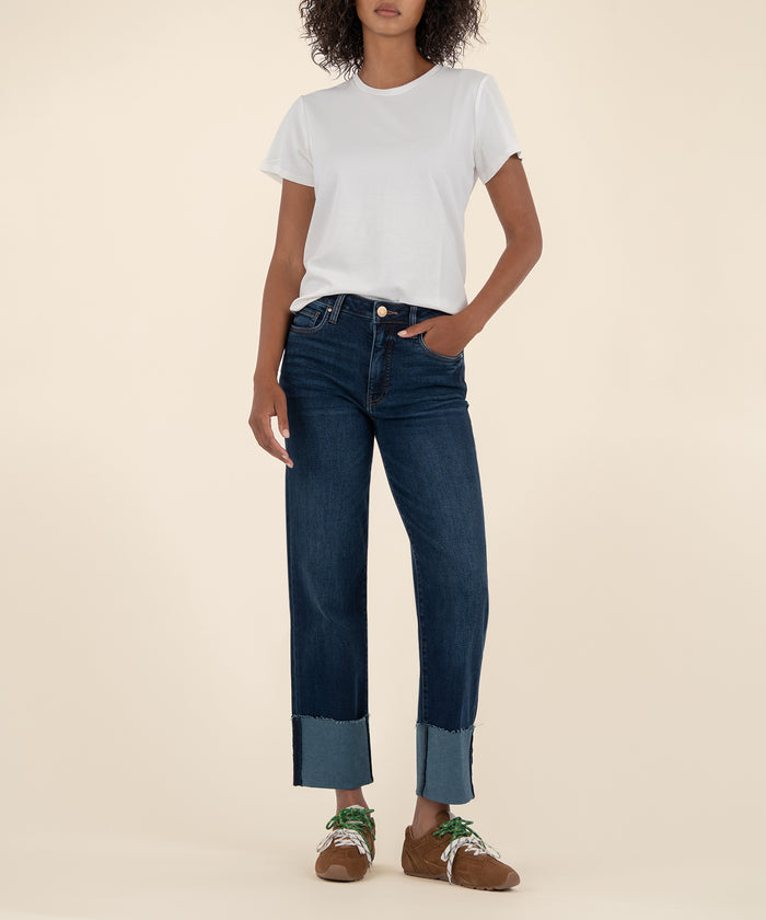 kut from the kloth Fay High Rise Straight Leg