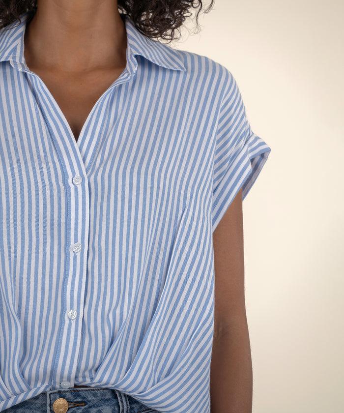 Kut From The Kloth Gaia Pleat Hem Top