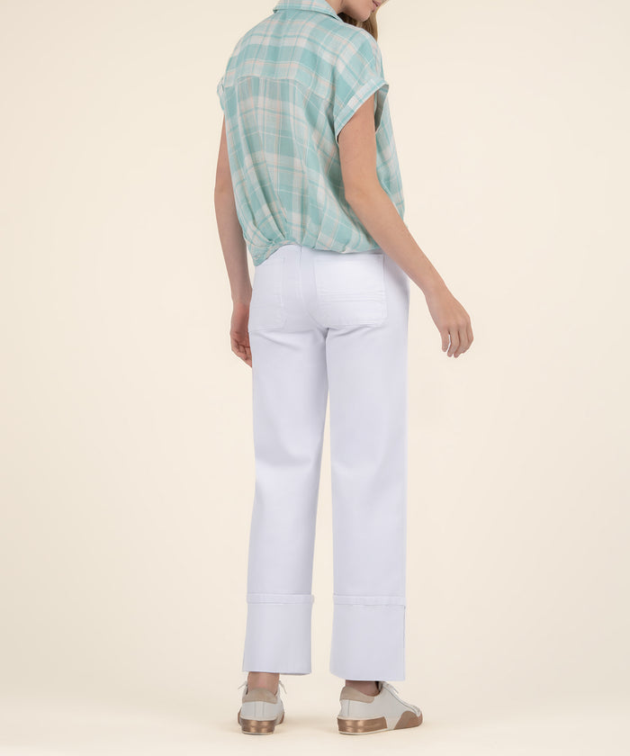 Kut From The Kloth Gaia Pleat Hem Top