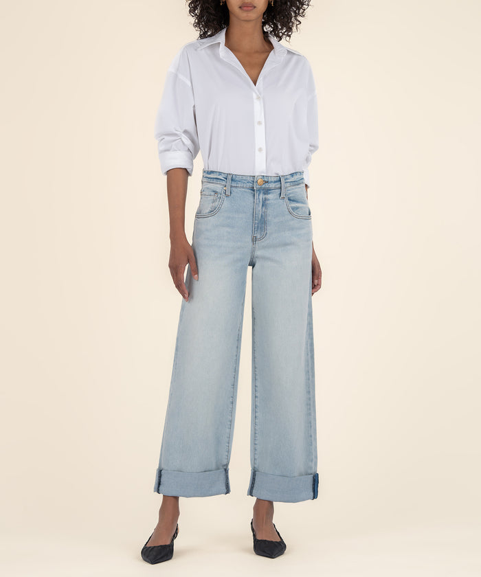 kut from the kloth Gwen High Rise Wide Leg