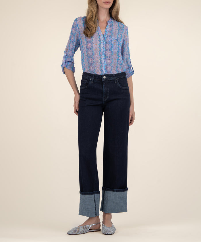 kut from the kloth Jasmine Chiffon Blouse