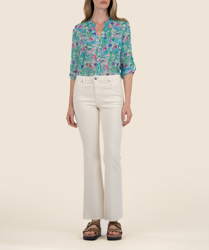 kut from the kloth Jasmine Chiffon Blouse