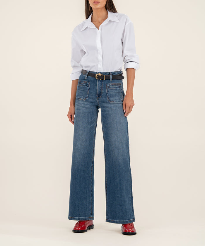 Kut From The Kloth Jean High Rise Wide Leg