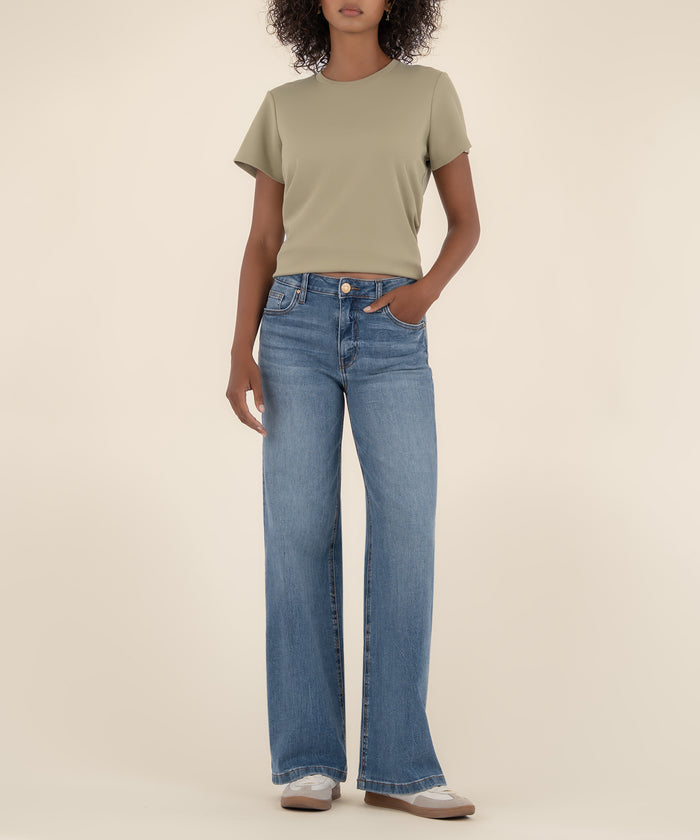 kut from the kloth Jean High Rise Wide Leg Pant