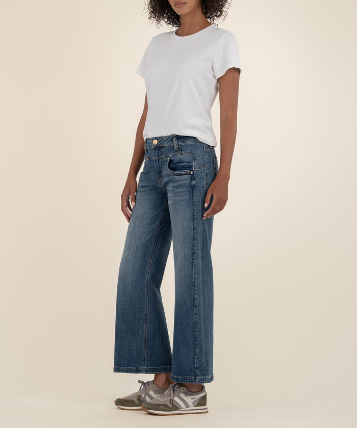 Kut From The Kloth Jean High Rise Wide Leg Petite
