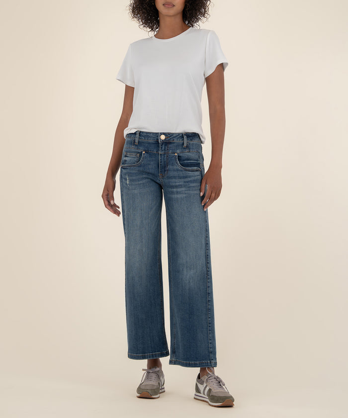 kut from the kloth Jean High Rise Wide Leg Petite