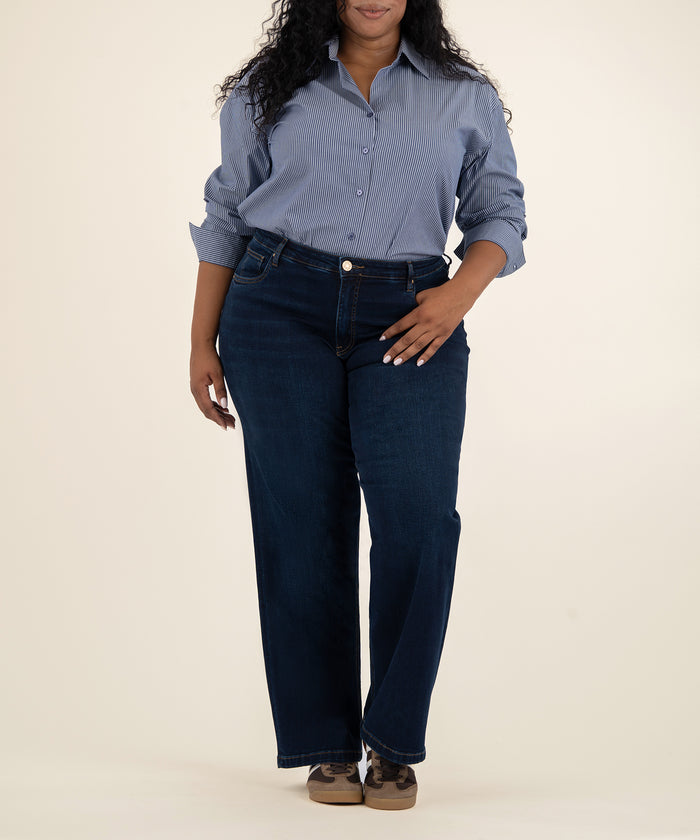 kut from the kloth Jean High Rise Wide Leg Plus