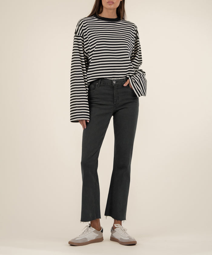 kut from the kloth Kelsey High Rise Ankle Flare