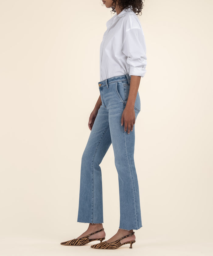 Kut From The Kloth Kelsey Mid Rise Ankle Flare