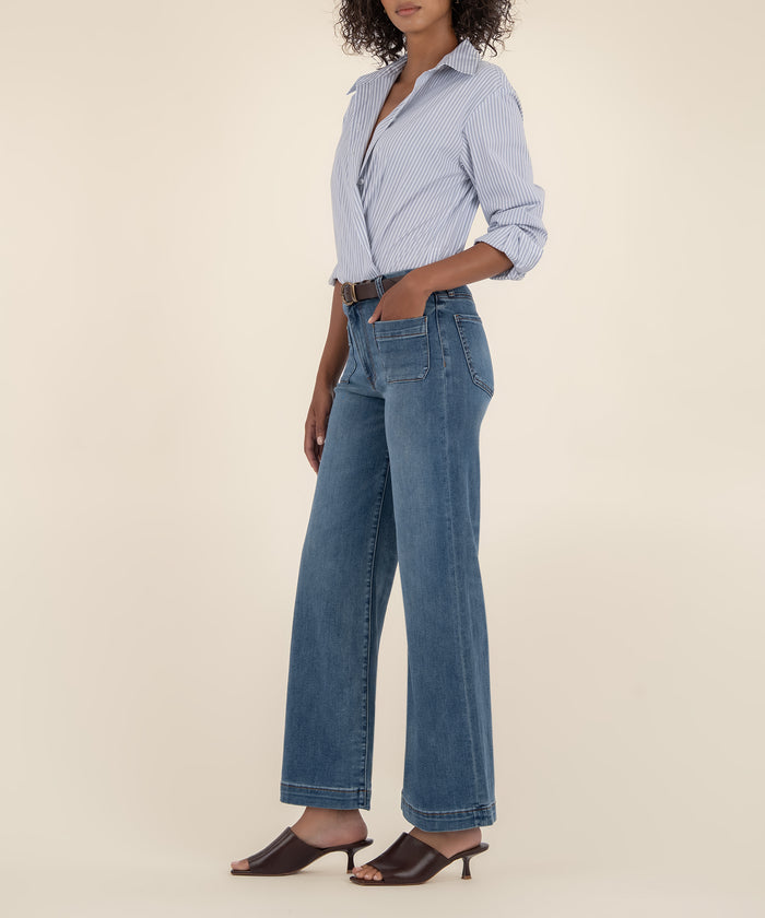 Kut From The Kloth Meg High Rise Wide Leg