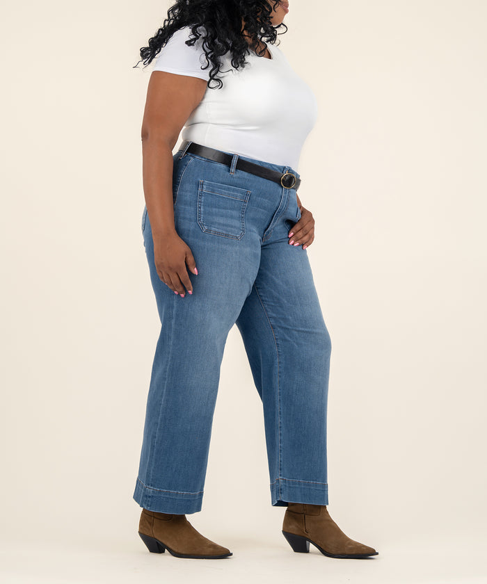 Kut From The Kloth Meg High Rise Wide Leg Plus